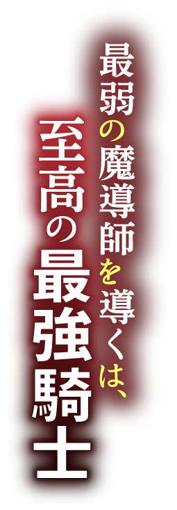 最弱の魔導師を導くは、至高の最強騎士