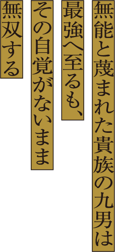 無能と蔑まれた貴族の九男は最強へ至るも、その自覚がないまま無双する